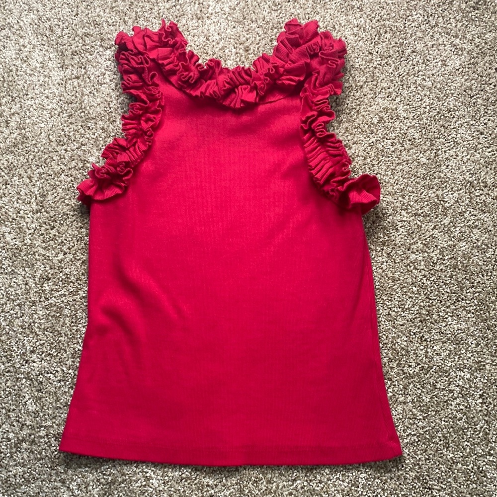 Ruffle Tank in Size Small